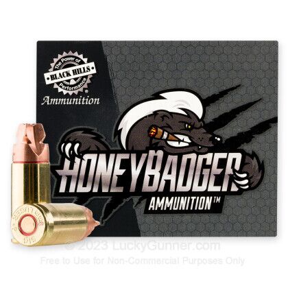 9mm HoneyBadger+P 100 GR